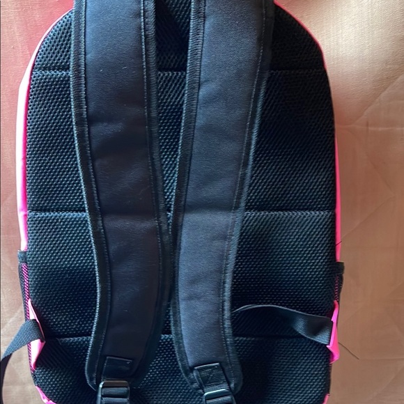Puma Vibrant Pink and Black Backpack - Picture 4 of 7